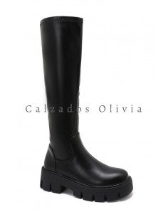 Calzados y zapatos OT-WZ-123 BLACK PU 2