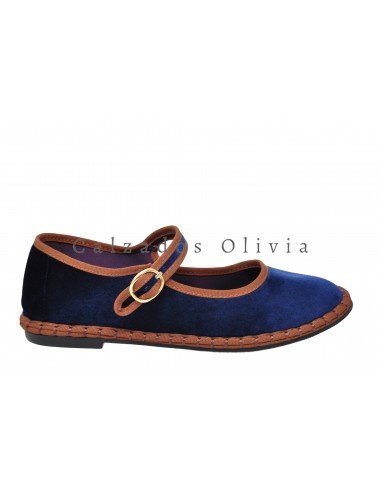 Zapatos y Calzados BTT-5552 BLUE-BROWN