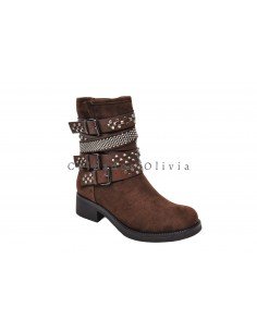 Calzados y zapatos AN-7617 BROWN 2