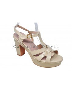 Calzados y zapatos CT-J-292 BEIGE 2