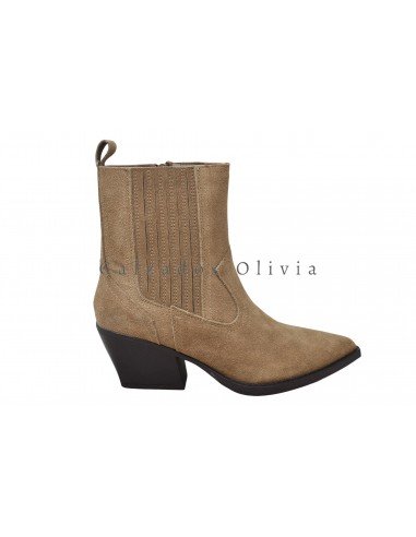 Zapatos y Calzados EMS-YY-121 CAMEL (Piel)