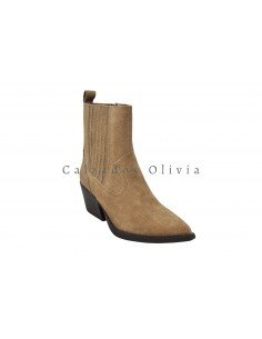 Calzados y zapatos EMS-YY-121 CAMEL (Piel) 2
