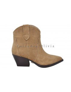 Calzados y Zapatos EMS-YY-122 KAKI (Piel)