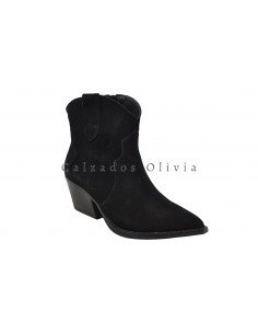 Calzados y zapatos EMS-YY-122 BLACK (Piel) 2