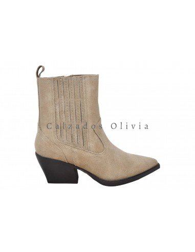 Zapatos y Calzados EMS-YY-121 BEIGE (Piel)