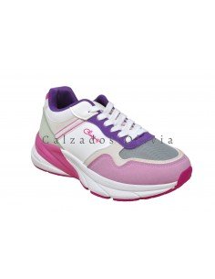 Calzados y zapatos EMS-SL-765 BEIGE-PINK 2
