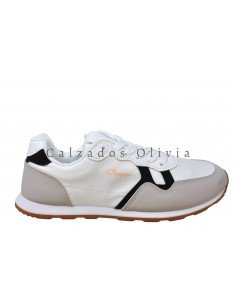 Calzados y Zapatos EMS-SL-768 WHITE-GREY