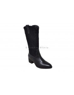 Calzados y zapatos SSM-YG877 NEGRO 2