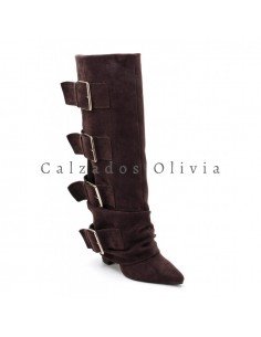 Calzados y zapatos ID-7677A-1 BROWN 2