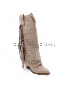 Calzados y zapatos ID-2555A KAKI 2