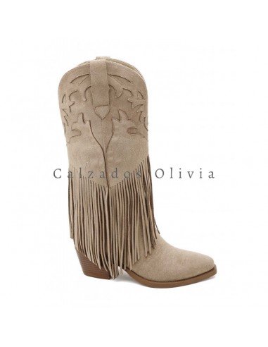 Zapatos y Calzados ID-2553A KAKI