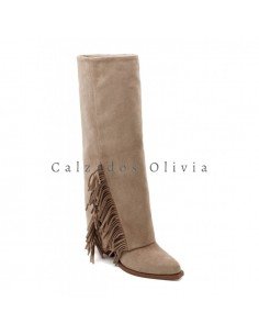 Calzados y zapatos ID-2558A KAKI 2