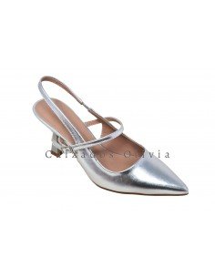 Calzados y zapatos SSM-HY390 PLATA 2