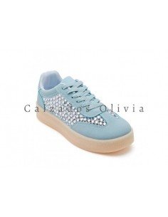 Calzados y zapatos ID-9028 BLUE 2