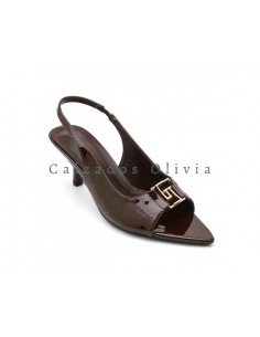 Calzados y zapatos ID-5541 BROWN 2