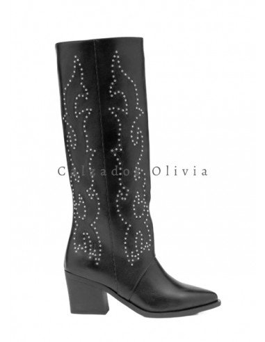 Zapatos y Calzados REB-9263 BLACK