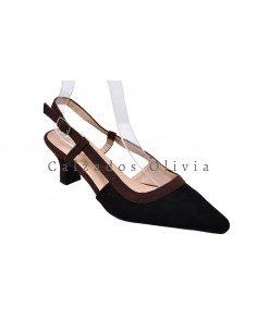 Calzados y zapatos TY-YZ25-80 BLACK-BROWN 2