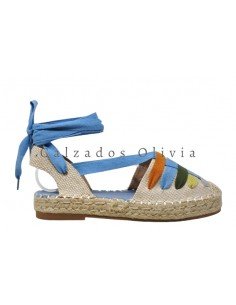 Calzados y Zapatos LEN-NK587 AZUL