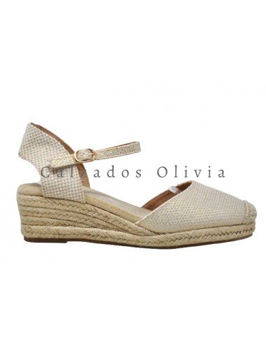 Zapatos y Calzados LEN-NK001 ORO(lona)