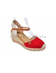 Calzados y zapatos LEN-NK583 ROJO 2