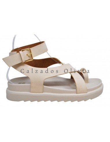 Zapatos y Calzados REB-AG-421 BEIGE