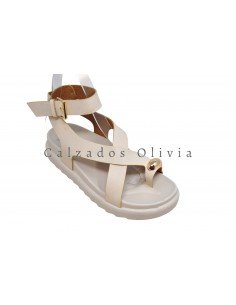 Calzados y zapatos REB-AG-421 BEIGE 2