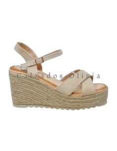 Calzados y Zapatos EMS-KK-989 BEIGE
