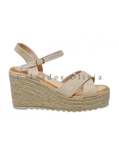Zapatos y Calzados EMS-KK-989 BEIGE