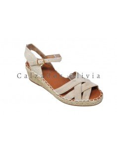 Calzados y zapatos EMS-MT-88 BEIGE 2