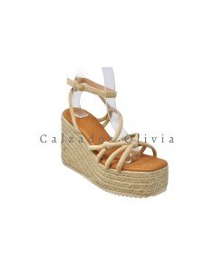 Calzados y zapatos EMS-MT-129 BEIGE 2