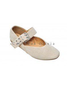 Calzados y zapatos EMS-EE-30 BEIGE 2