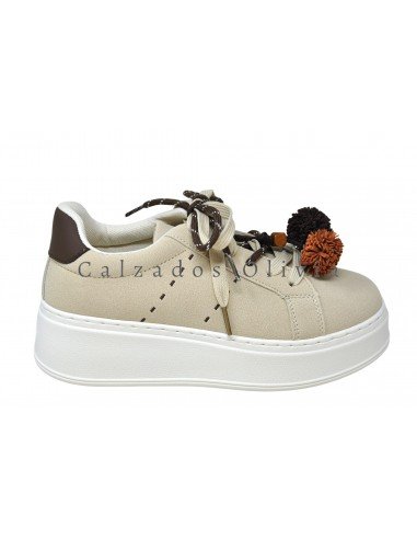 Zapatos y Calzados BTT-5691 BEIGE