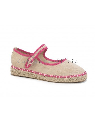 Zapatos y Calzados EMS-MT-87 BEIGE-FUXIA