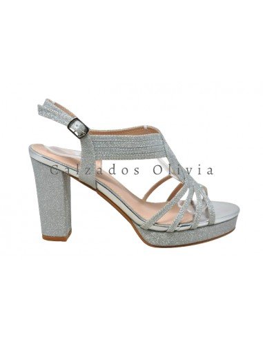 Zapatos y Calzados PP-M2653 PLATA