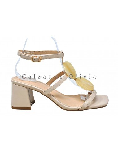 Zapatos y Calzados PP-M2651 BEIGE