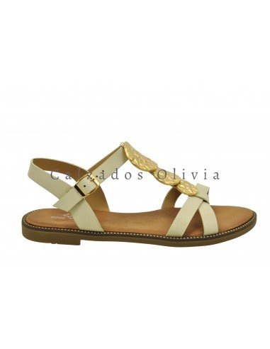 Zapatos y Calzados TF-2527 BEIGE