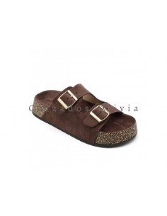 Calzados y zapatos ID-1157 BROWN 2