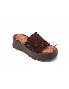 Calzados y zapatos ID-2826 BROWN 2
