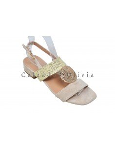 Calzados y zapatos TY-F-163 BEIGE 2