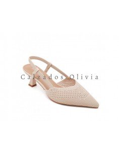 Calzados y zapatos ID-9852 BEIGE 2