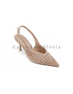 Calzados y zapatos ID-1516 BEIGE 2