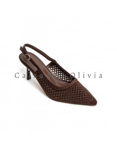 Calzados y zapatos ID-2829 BROWN 2