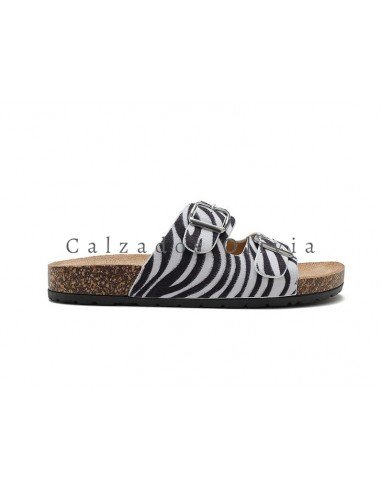 Zapatos y Calzados OT-W-128 ZEBRA