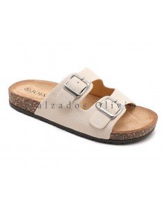 Calzados y zapatos OT-W-128 BEIGE 2