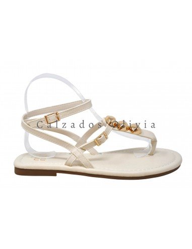 Zapatos y Calzados EMS-KK-1018 BEIGE