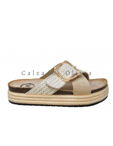 Zapatos y Calzados EMS-FF-119 BEIGE