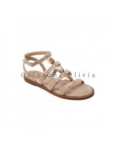Calzados y zapatos ID-9809 KAKI 2