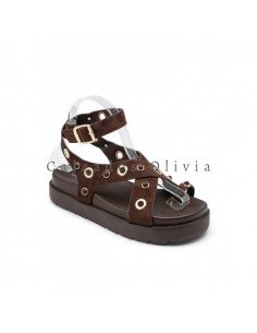 Calzados y zapatos ID-2822 BROWN 2