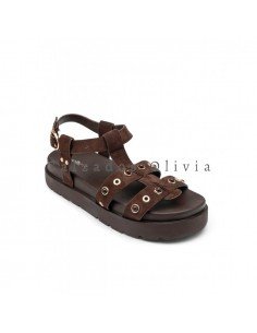Calzados y zapatos ID-2823 BROWN 2