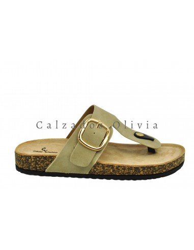Zapatos y Calzados TF-5059 BEIGE